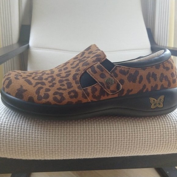 Alegria - Leopard Leather Clog size 40, new - Picture 5 of 10